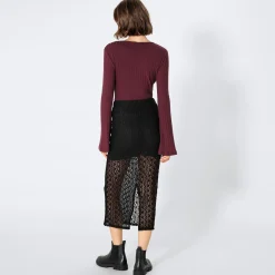 Damen NKD Damen-Rock mit Spitze