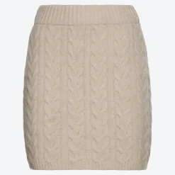 Damen NKD Damen-Rock mit Zopfstrick-Muster