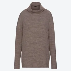 Damen NKD Damen-Rollkragen-Pullover mit Fledermaus-Ärmel