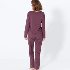 Damen NKD Damen-Schlafanzug aus reiner Baumwolle, 2-teilig