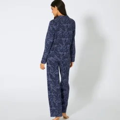 Damen NKD Damen-Schlafanzug im Boyfriend-Look, 2-teilig