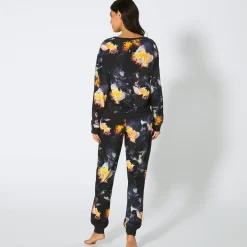 Damen NKD Damen-Schlafanzug mit All-Over-Print