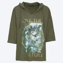Damen NKD Damen-Shirt mit 3/4 Ärmeln