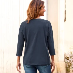 Damen NKD Damen-Shirt mit dekorativem Druck