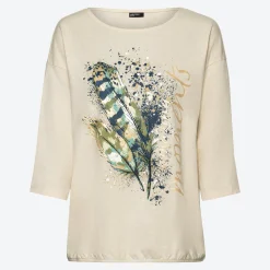 Damen NKD Damen-Shirt mit dekorativem Druck