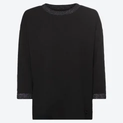 Damen NKD Damen-Shirt mit Glitzerfäden