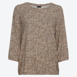 Damen NKD Damen-Shirt mit 3/4-Ärmeln mit Muster