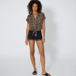 Damen NKD Damen-Shorts mit Turn-Up