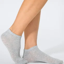 Damen NKD Damen-Sneakersocken mit Rippstruktur, 4er-Pack
