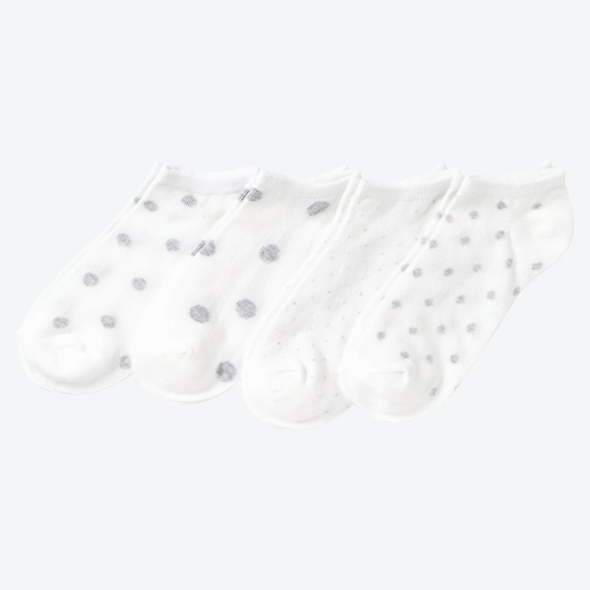 Damen NKD Damen-Sneaker-Socken mit Tupfen-Design, 4er-Pack
