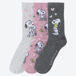 Damen NKD Damen-Socken in verschiedenen Designs, 3er-Pack