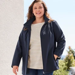 Damen NKD Damen-Softshelljacke mit Bionic-Finish, große Größen