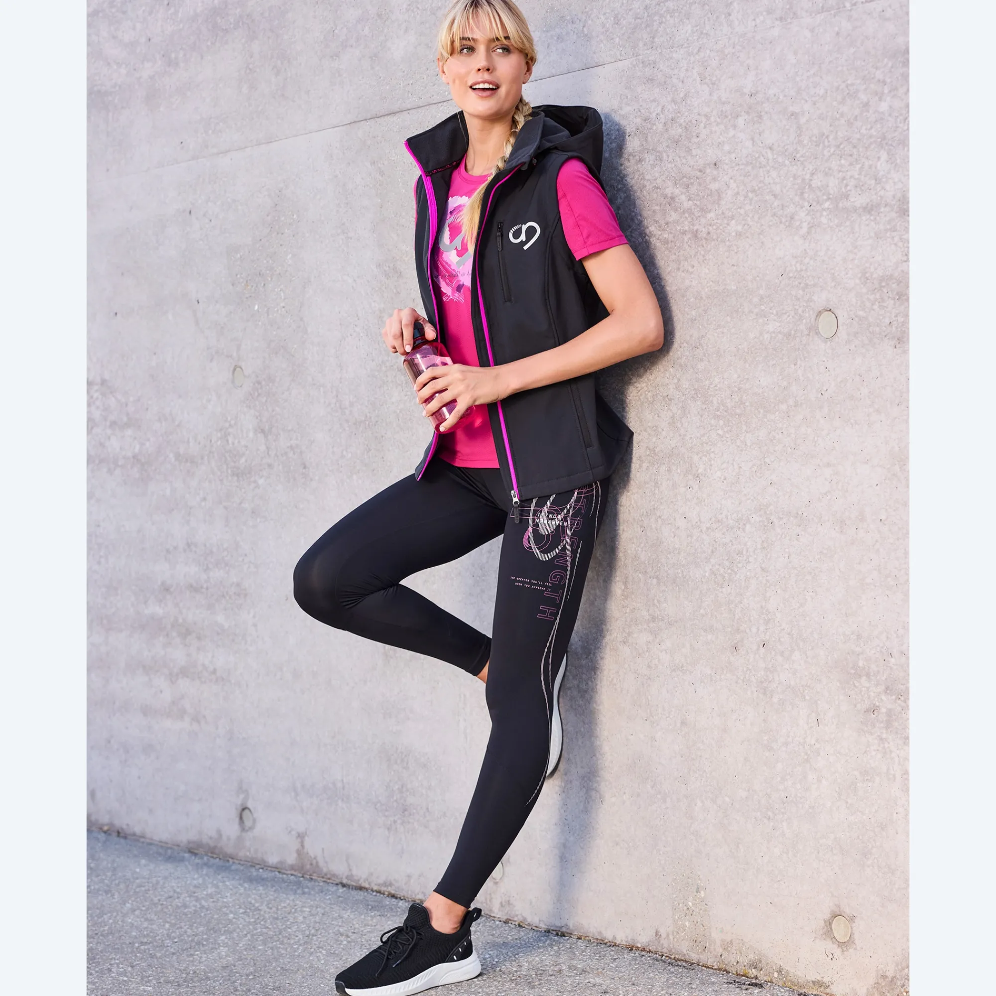 Damen NKD Damen-Sportleggings mit elastischem Bund
