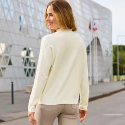 Damen NKD Damen-Steppjacke mit Strickeinsatz