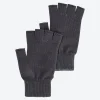 Damen NKD Damen-Strickhandschuhe, halbfingerlos