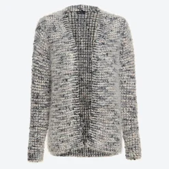 Damen NKD Damen-Strickjacke aus Popcorngarn
