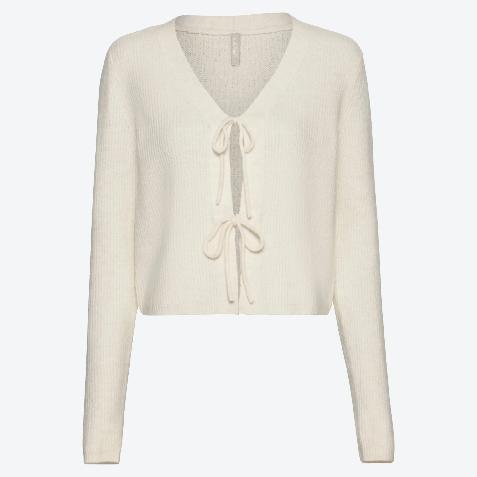 Damen NKD Damen-Strickjacke mit Bindebändern