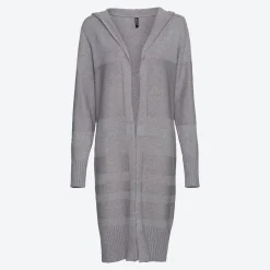 Damen NKD Damen-Strickjacke mit Kapuze