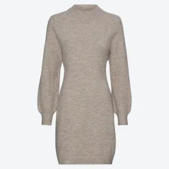 Damen NKD Damen-Strickkleid mit Rundhalsausschnitt