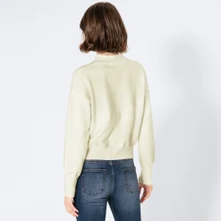 Damen NKD Damen-Strickpullover mit hohem Kragen