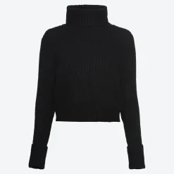 Damen NKD Damen-Strickpullover mit Rollkragen