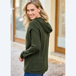 Damen NKD Damen-Strickweste in Cashmere-Like-Qualität