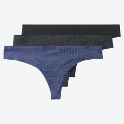 Damen NKD Damen-String mit Prägung, 3er-Pack