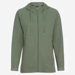 Damen NKD Damen-Sweatjacke mit Kapuze