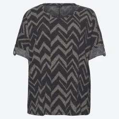 Damen NKD Damen-Sweatshirt mit 3/4 Arm, große Größen