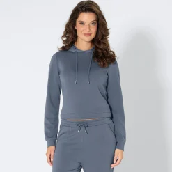 Damen NKD Damen-Sweatshirt mit Kapuze