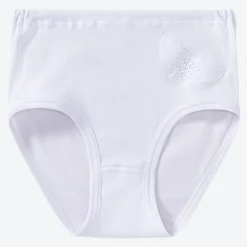 Damen NKD Damen-Taillenslip aus reiner Baumwolle, 2er-Pack