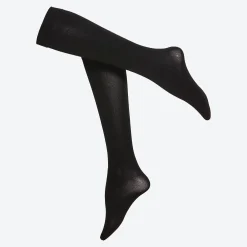 Damen NKD Damen-Thermo-Kniestrümpfe mit Fleece, 120 DEN