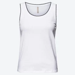 Damen NKD Damen-Top mit Kontrastkante