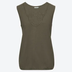 Damen NKD Damen-Top mit Spitzeneinsatz