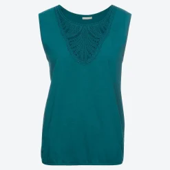 Damen NKD Damen-Top mit Spitzeneinsatz