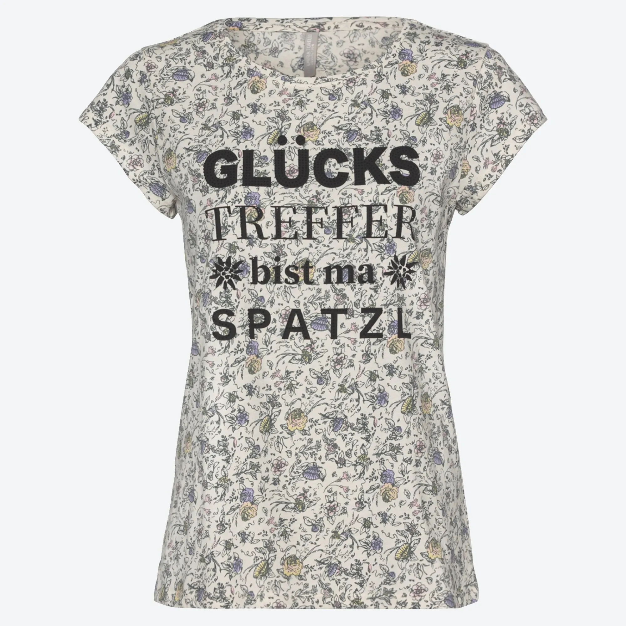Damen NKD Damen-Trachten-T-Shirt mit Frontprint