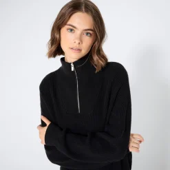 Damen NKD Damen-Troyer mit Rippenstruktur