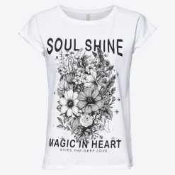 Damen NKD Damen-T-Shirt aus Baumwolle
