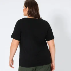 Damen NKD Damen-T-Shirt aus reiner Baumwolle, große Größen