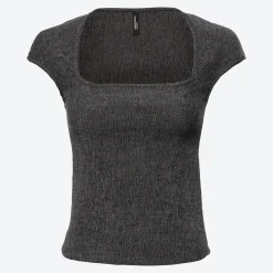 Damen NKD Damen-T-Shirt in Strukturqualität