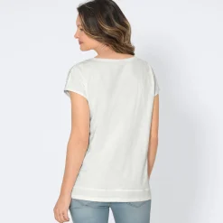 Damen NKD Damen-T-Shirt mit Foliendruck