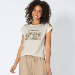Damen NKD Damen-T-Shirt mit Frontaufdruck