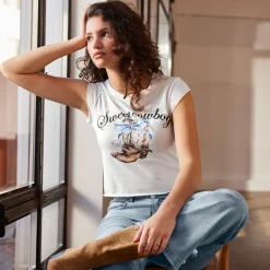 Damen NKD Damen-T-Shirt mit Frontprint