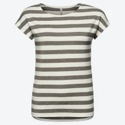 Damen NKD Damen-T-Shirt mit Lurex-Effektgarn