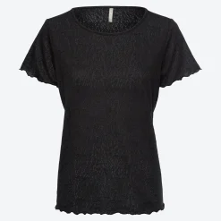 Damen NKD Damen-T-Shirt mit Overlock-Saum