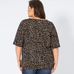 Damen NKD Damen-T-Shirt mit Rundhalsausschnitt, große Größen