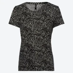 Damen NKD Damen-T-Shirt mit Rundhals-Ausschnitt