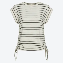 Damen NKD Damen-T-Shirt mit Schnüren zum Verstellen