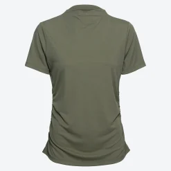 Damen NKD Damen-T-Shirt mit seitlicher Raffung