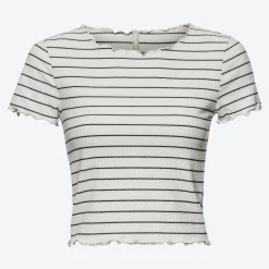 Damen NKD Damen-T-Shirt mit Struktur